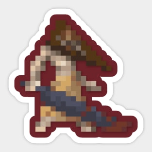 Pyramid Head low-res pixelart Sticker